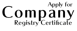 Apply for Company Registry Certificate