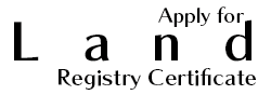 Apply for Land Registry Certificate